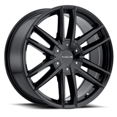 Raceline 158B-IMPULSE 20" Cast Aluminum Wheel, IMPULSE BLACK 20X8.5 6X132/6X120 +35mm