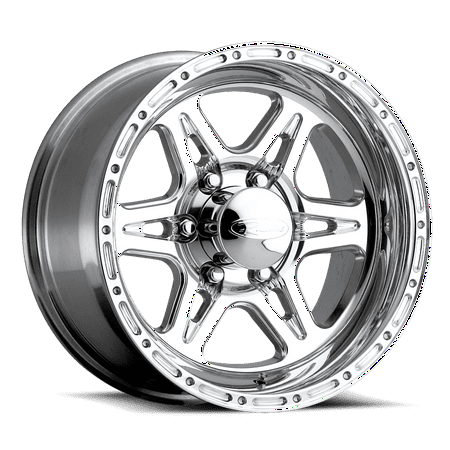 Raceline 886-RENEGADE 16" Cast Aluminum Wheel, RENEGADE 6 POLISHED 16X8 6X5.5 0mm