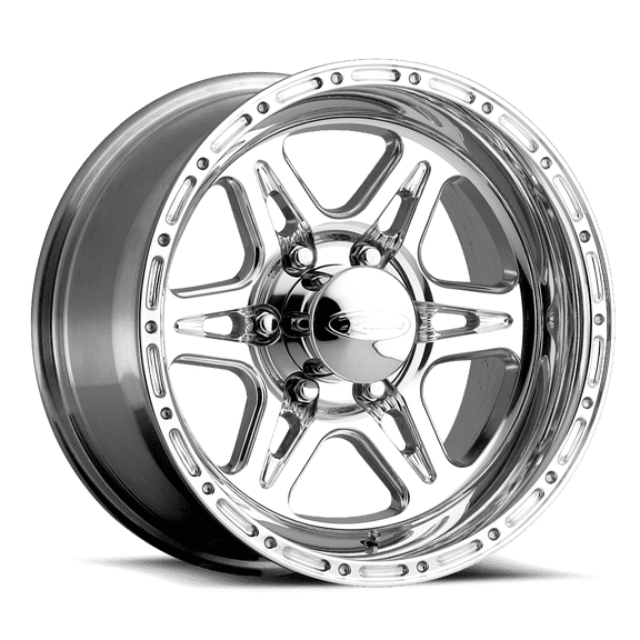 Raceline 886-RENEGADE 17" Cast Aluminum Wheel, RENEGADE 6 POLISHED 17X9 6X135mm +06mm