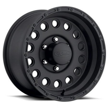 Raceline 887B-ROCKCRUSHER 15" Cast Aluminum Wheel, ROCK CRUSHER BLACK 15X8 5X4.5 -32mm