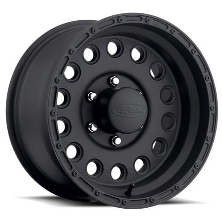 Raceline 887B-ROCKCRUSHER 17" Cast Aluminum Wheel, ROCK CRUSHER BLACK 17X9 8X6.5 0mm