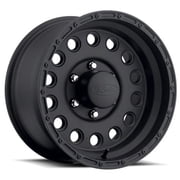Raceline 887B-ROCKCRUSHER 17" Cast Aluminum Wheel, ROCK CRUSHER BLACK 17X9 8X6.5 0mm