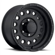 Raceline 887B-ROCKCRUSHER 17 Cast Aluminum Wheel, ROCK CRUSHER BLACK 17X9 8X6.5 0mm