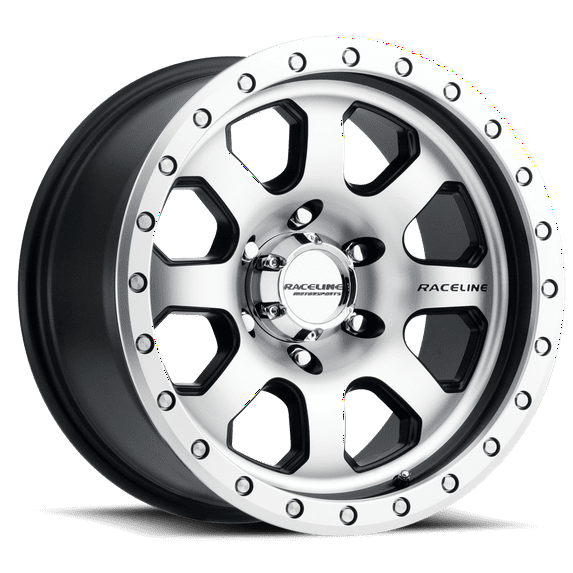Raceline 929M-AVENGER 17" Cast Aluminum Wheel, STREET LOCK AVENGER BMF 17X9 8X170mm -12mm Fits select: 1999-2004 FORD F250 SUPER DUTY