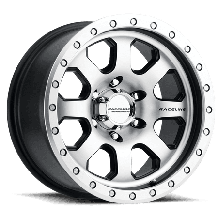 Raceline 929M-AVENGER 17" Cast Aluminum Wheel, STREET LOCK AVENGER BMF 17X9 8X6.5 20mm Fits select: 2003-2005 DODGE RAM 2500 ST/SLT, 2013-2018 RAM 2500 ST
