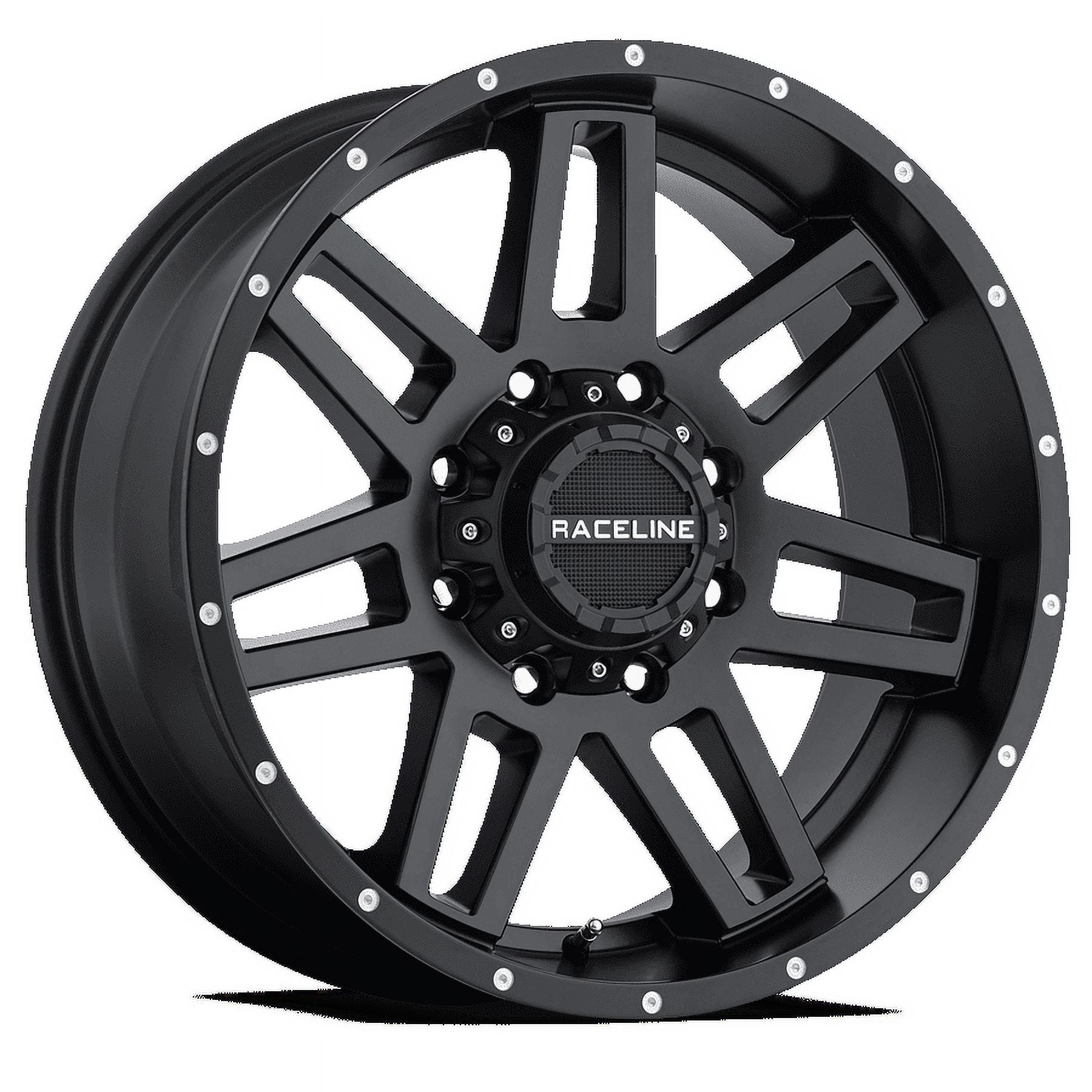 Raceline 931B-INJECTOR 17" Cast Aluminum Wheel, INJECTOR BLACK 17X9 8X170mm 0mm