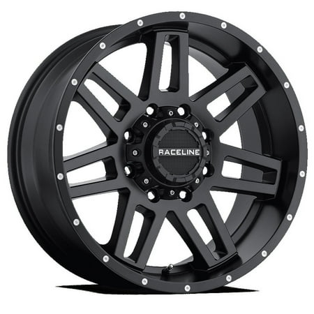 Raceline 931B-INJECTOR 18" Cast Aluminum Wheel, INJECTOR BLACK 18X9 8X6.5 +18mm Fits select: 1994-2002 DODGE RAM 2500, 2003-2005 DODGE RAM 2500 ST/SLT