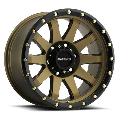 Raceline 934BZ-CLUTCH 17" Cast Aluminum Wheel, CLUTCH BRONZE 17X9 8X170 -12mm