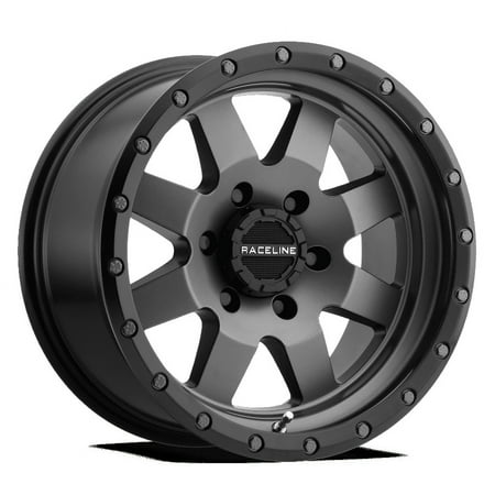 Raceline 935G-DEFENDER 17" Cast Aluminum Wheel, DEFENDER GUNMETAL 17X9 8X170 0mm