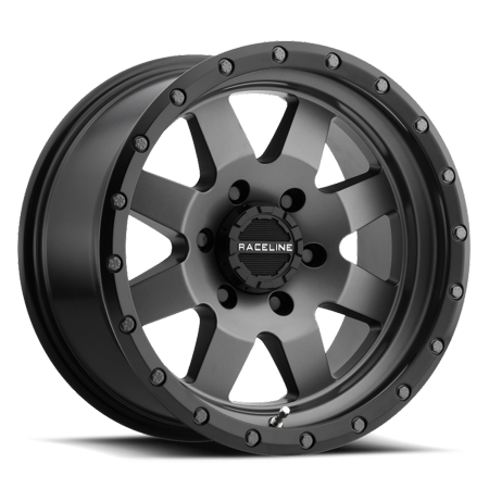 Raceline 935G-DEFENDER 18" Cast Aluminum Wheel, DEFENDER GUNMETAL 18X9 6X139.7 -12mm Fits select: 2013 TOYOTA TACOMA DOUBLE CAB, 2014 TOYOTA TACOMA