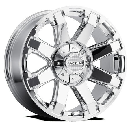 Raceline 936C-THROTTLE 17" Cast Aluminum Wheel, THROTTLE CHROME 17X9 6X139.7/6X135 0mm Fits select: 2015-2018 CHEVROLET SILVERADO K1500 LT, 2014 CHEVROLET SILVERADO K1500