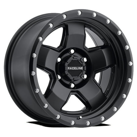 Raceline 937B-COMBAT 17" Cast Aluminum Wheel, COMBAT MATTE BLACK 17X9 5X114.3 0mm Fits select: 2013 TOYOTA TACOMA DOUBLE CAB, 2014 TOYOTA TACOMA