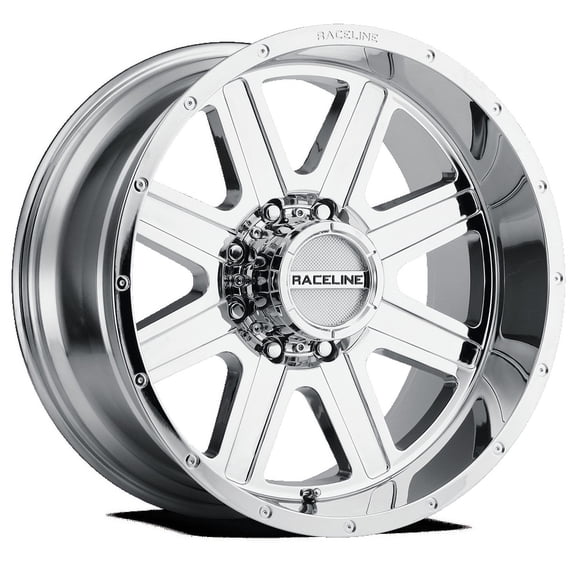 Raceline 940C-HOSTAGE 18" Cast Aluminum Wheel, HOSTAGE CHROME 18X9 6X139.7 +12mm