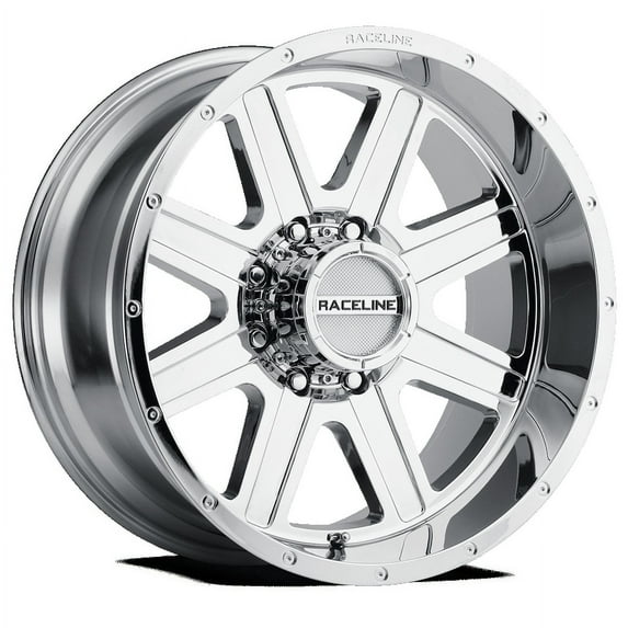 Raceline 940C-HOSTAGE 20" Cast Aluminum Wheel, HOSTAGE CHROME 20X9 8X165.1 0mm Fits select: 1994-2002 DODGE RAM 2500, 2003-2005 DODGE RAM 2500 ST/SLT