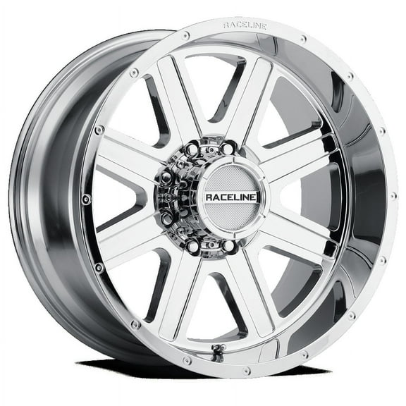 Raceline 940C-HOSTAGE 20" Cast Aluminum Wheel, HOSTAGE CHROME 20X9 8X180 +12mm