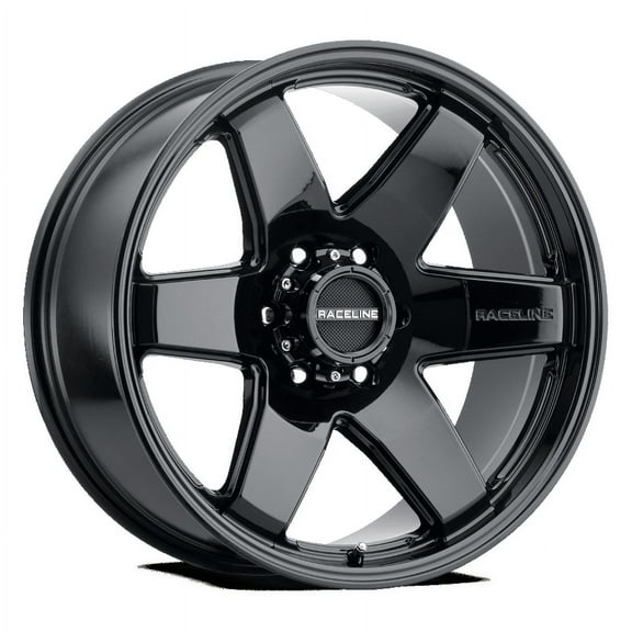 Raceline 942B-ADDICT 18" Cast Aluminum Wheel, ADDICT-SUV BLACK 18X8 6X120 35mm Fits select: 2018-2023 CHEVROLET TRAVERSE LT, 2016 CHEVROLET COLORADO LT