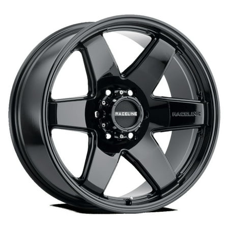 Raceline 942B-ADDICT 20" Cast Aluminum Wheel, ADDICT BLACK 20X9 6X139.7 +18mm