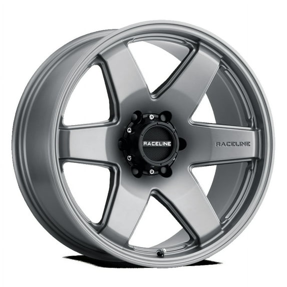 Raceline 942GS-ADDICT 20" Cast Aluminum Wheel, ADDICT GREYSTONE 20X9 6X139.7 -12mm Fits select: 2013 TOYOTA TACOMA DOUBLE CAB, 2014 TOYOTA TACOMA