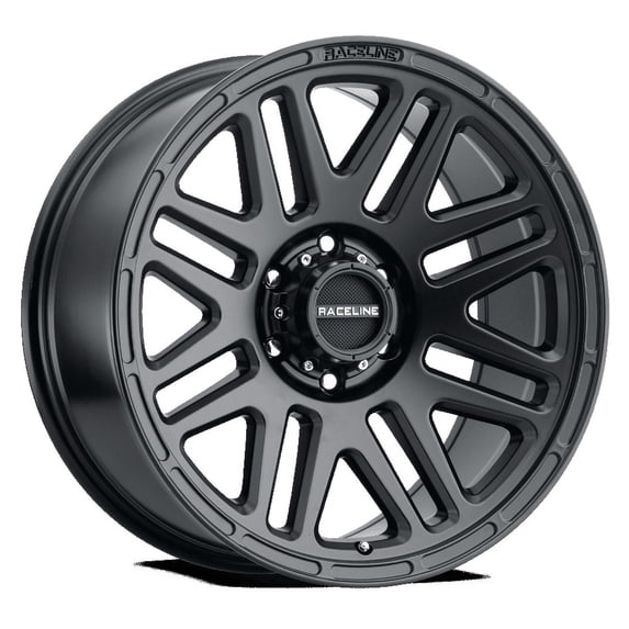 Raceline 944B-OUTLANDER 20" Cast Aluminum Wheel, OUTLANDER BLACK 20X9 8X165.1 -12mm