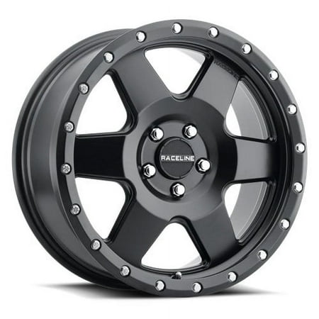 Raceline 946B-BOOST 17" Cast Aluminum Wheel, BOOST-CUV BLACK 17X8 5X108 +35mm Fits select: 2012-2018 FORD FOCUS SE, 2013-2020 FORD FUSION SE