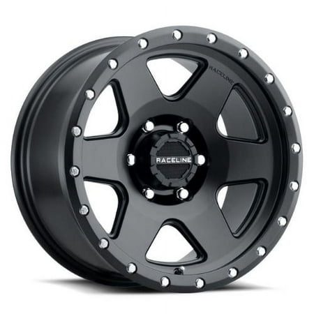 Raceline 946B-BOOST 18" Cast Aluminum Wheel, BOOST-CUV BLACK 18X8 5X127 +35mm