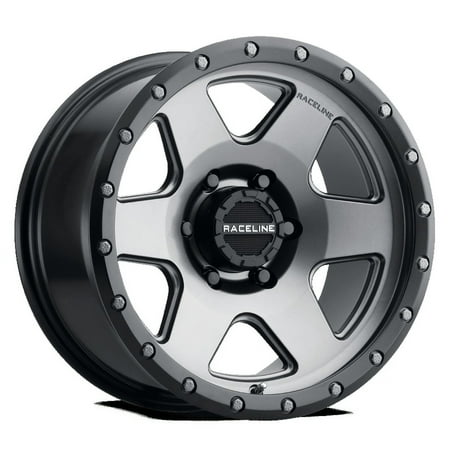 Raceline 946G-BOOST 17" Cast Aluminum Wheel, BOOST GUNMETAL 17X9 6X139.7 -12mm