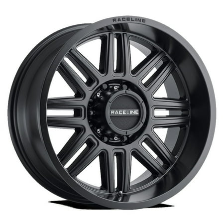 Raceline 948B-SPLIT 18" Cast Aluminum Wheel, SPLIT SATIN BLACK 18X9 8X180 -12mm