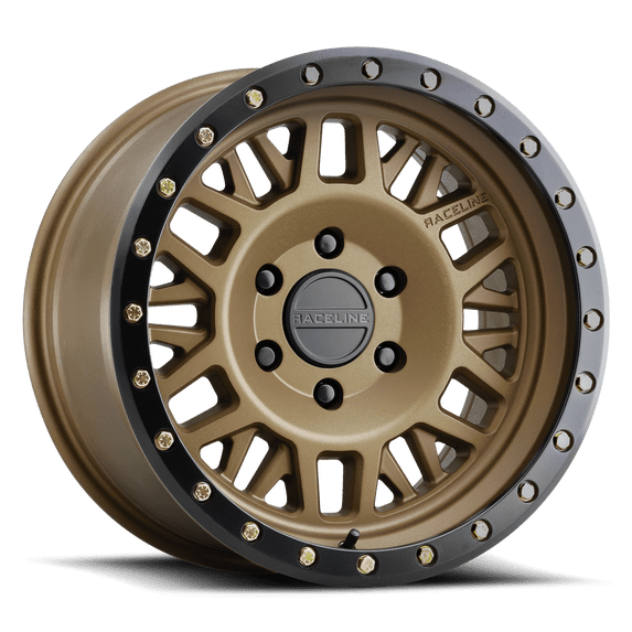 Raceline 951BZ-RYNO 16" Cast Aluminum Wheel, RYNO BRONZE 16X8 6X139.7 0mm Fits select: 2013 TOYOTA TACOMA DOUBLE CAB, 1999-2000 CHEVROLET SILVERADO C1500