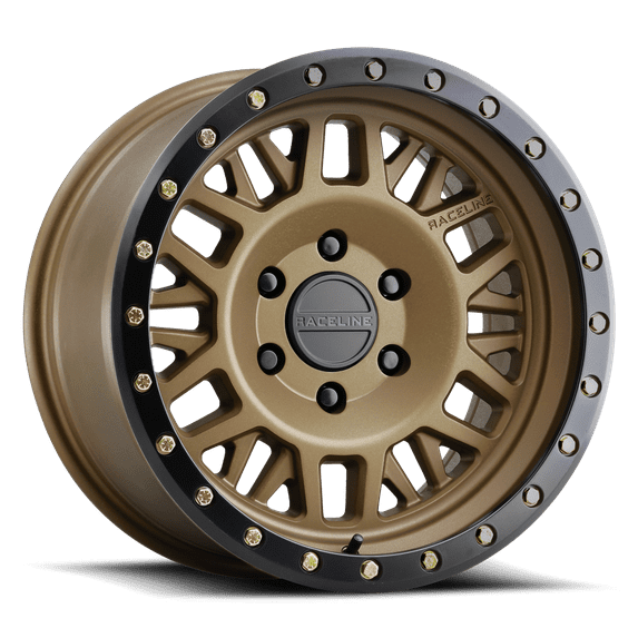 Raceline 951BZ-RYNO 17" Cast Aluminum Wheel, RYNO BRONZE 17X8.5 6X135 +18mm Fits select: 2019 FORD F150 SUPERCREW, 2016-2018 FORD F150
