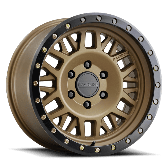 Raceline 951BZ-RYNO 17" Cast Aluminum Wheel, RYNO BRONZE 17X8.5 6X139.7 0mm Fits select: 2015-2018 CHEVROLET SILVERADO K1500 LT, 2014 CHEVROLET SILVERADO K1500