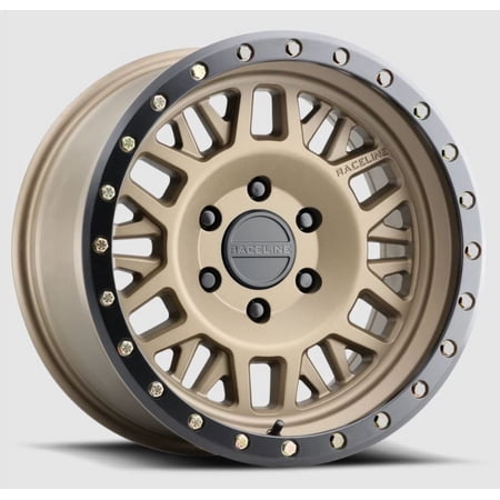 Raceline 951BZ-RYNO 17" Cast Aluminum Wheel, RYNO BRONZE 17X9 6X135 -12mm