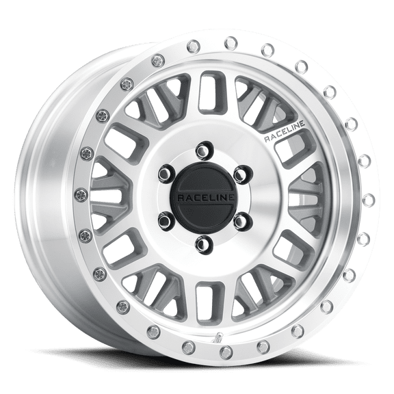 Raceline 951MC-RYNO 18" Cast Aluminum Wheel, RYNO MACHINED CC 18X9 8X180 +18mm