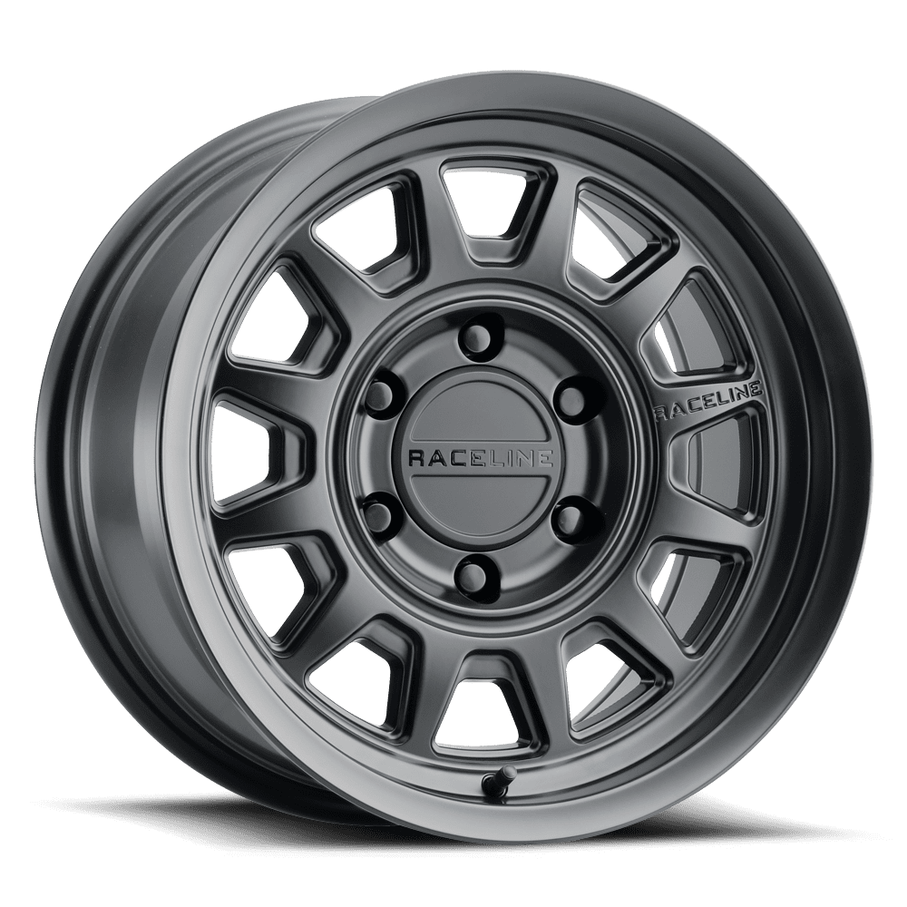 Raceline 952B-AERO HD 17" Cast Aluminum Wheel, AERO HD SATIN BLACK 17X9 5X127 -12mm Fits select: 2021 JEEP WRANGLER UNLIMITED SPORT, 2020-2023 JEEP GLADIATOR SPORT