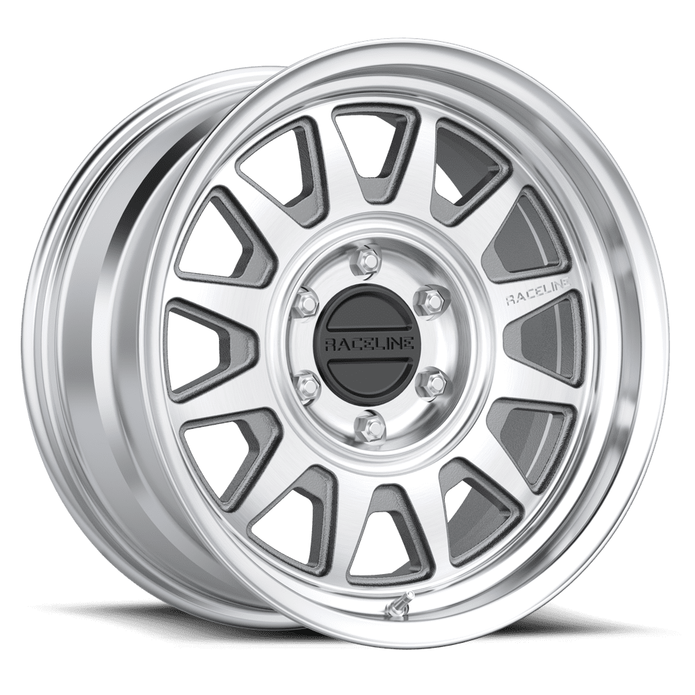 Raceline 952MC-AERO HD 17" Cast Aluminum Wheel, AERO HD MACHINED CC 17X8.5 6X139.7 0mm