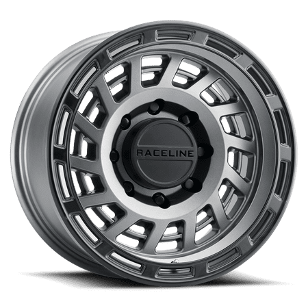 Raceline 957GB HALO 17" Cast Aluminum Wheel, HALO GUNMETAL W/ BLACK RING 17X9 5X127 -12mm
