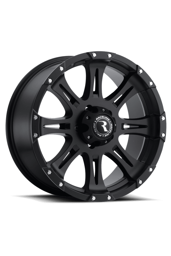 981-RAPTOR 17" Cast Aluminum Wheel, RAPTOR BLACK 17X9 8X170 -12mm Fits select: 1999-2004 FORD F250 SUPER DUTY
