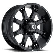 Raceline 991B-ASSAULT 20 Cast Aluminum Wheel, ASSAULT BLACK 20X9 5X5 +18mm 5.70B/S