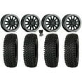 thumbnail image 1 of Raceline Alpha 15" Wheels Bk +25mm 35" Roctane ST Tires Polaris RZR Turbo R & Pro R Ranger 1500 Xpedition, 1 of 4