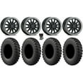 thumbnail image 1 of Raceline Alpha 15" Wheels Bk +53mm 32" MotoRally Tires Polaris RZR Turbo R & Pro R Ranger 1500 Xpedition, 1 of 4