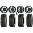 thumbnail image 1 of Raceline Alpha 15" Wheels Bk +53mm 35" BDC Tires Polaris RZR Turbo R & Pro R Ranger 1500 Xpedition, 1 of 4