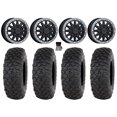 thumbnail image 1 of Raceline Alpha Bdlk 15x6.5 Wheels Gm 33" Chicane DS Tires Can-Am Maverick R, 1 of 4