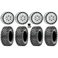 thumbnail image 1 of Raceline Alpha Bdlk 15x6.5 Wheels Si 32" Roxxzilla Tires Can-Am Maverick R, 1 of 4