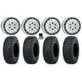thumbnail image 1 of Raceline Alpha Bdlk 15x6.5 Wheels Si 32" Tricera Tires Can-Am Maverick R, 1 of 4