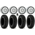 thumbnail image 1 of Raceline Alpha Bdlk 15x6.5 Wheels Si 32" Warrior XT Tires Can-Am Maverick R, 1 of 4