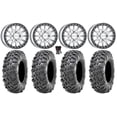 thumbnail image 1 of Raceline Alpha Bdlk 17" Wheels Si +25mm 37" Carnivore Tires Sportsman RZR Ranger, 1 of 4