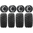 thumbnail image 1 of Raceline Hostage 14" Black Wheels 26" Reptile Tires Sportsman RZR Ranger, 1 of 4