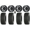 thumbnail image 1 of Raceline Hostage 14" Black Wheels 27" BDC Tires Sportsman RZR Ranger, 1 of 4
