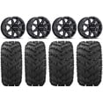 thumbnail image 1 of Raceline Hostage 14" Black Wheels 27" Reptile Tires Can-Am Maverick X3 / Honda Pioneer 1000 / Talon, 1 of 4