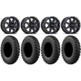 thumbnail image 1 of Raceline Hostage 14" Black Wheels 28" MotoRally Tires Sportsman 550 850 1000, 1 of 4