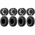 thumbnail image 1 of Raceline Hostage 14" Black Wheels 28" MotoRavage XL Tires Can-Am Commander Maverick Renegade Outlander Defender, 1 of 4